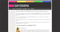 Desktop Screenshot of gaydrama.net