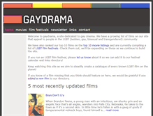 Tablet Screenshot of gaydrama.net